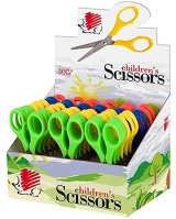 Ico 7440056001 Olló iskolai  süni kerekített 13cm vegyes színek kép