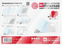 Ico 7450037011 Öntapadó füzet- és könyvborító, a5, víztiszta, öntapadó,  