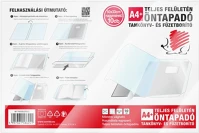 Ico 7450037012 Öntapadó füzet- és könyvborító, a4, víztiszta, öntapadó,  