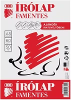 Ico 7510039003 Írólap a5, famentes, 50 lap, süni kép