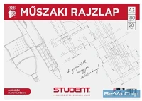 Ico A3 20LAPOS Student a3 rajzlap kép