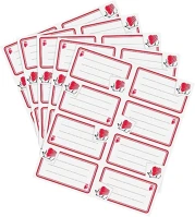 Ico 7570589000 Füzetcímke  süni 40 darabos kép