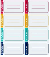 Ico DB/ÍV Füzetcímke student  8 db/ív kép