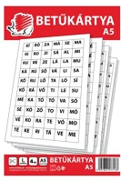Ico 7571139006 Betűkártya, a5,  