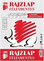 Ico A/4 120 G Rajzlap  süni a/4 120 g félfamentes 20 lapos kép