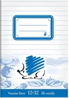 Ico A/5 12-32 3 Füzet vonalas  süni a/5 12-32 3. osztályos kép