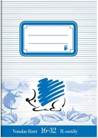 Ico A/5 16-32 2 Füzet vonalas  süni a/5 16-32 2. osztályos kép