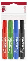 Ico COR_TICA11XV4 flipchart marker készlet, 1-3 mm, kúpos, ico 