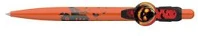 Ico COR_TICHWN golyóstoll, 0,8 mm, nyomógombos, narancssárga mintás tolltest, ico kép