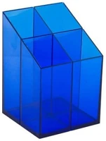 Ico COR_TICITK Írószertartó, áttetsző kék kép