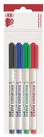 Ico COR_TICPLSZ4 tábla- és flipchart marker készlet, 1-1,5 mm, kúpos, ico 