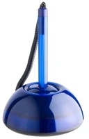 Ico COR_TICPPLUXTK Ügyféltoll, 0,8 mm, áttetsző kék tolltest,  