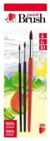 Ico COR_TICSUE4610 Ecsetkészlet, no. 4-6-10, fa,  