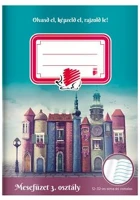 Ico COR_TICSUOL03 Olvasónapló, tűzött, a5, 32 lap, 3. osztály,  