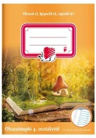 Ico COR_TICSUOL04 Olvasónapló, tűzött, a5, 32 lap, 4-8. osztály,  