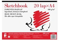 Ico COR_TICSUSFA4 Skiccfüzet, a4, 190 g,  