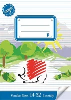 Ico COR_TICSUSK1432 Füzet, tűzött, a5, vonalas, 32 lap, 1. osztály,  