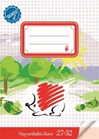 Ico COR_TICSUSK2732 Füzet, tűzött, a5, kockás, 32 lap,  