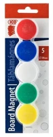 Ico COR_TICTMJY30 Mágneskorong, 30 mm, 5 db,  