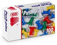 Ico COR_TICTTSZ100 Térképtű, színes, 100 db, kép