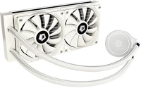 Id cooling FROSTFLOW X 240 SNOW Cpu water cooler -  (18-35,2db; max. 126,57 m3/h; 2x12cm) kép