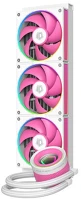 Id cooling FX360 INF PINK Cpu water cooler -  (29.9db; max.132,52 m3/h; 3x12cm, a-rgb, rózsaszín) kép