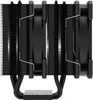 Id cooling SE-207-TRX BLACK Cpu cooler -  (15.2-35.2db, max 129.39 m3/h, 4pin csatlakozó, 7 db heatpipe, 2x12cm, pwm) kép