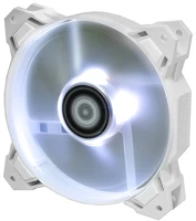 Id cooling SF-12025-W Cooler 12cm -  (18-26,4db; max. 105,33 m3/h; 4pin csatlakozó; ház hűtésre, pwm, led, fehér) kép