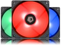 Id cooling XF-12025-RGB TRIO Cooler 12cm -  (18-35,2db; max. 126,57 m3/h; 4pin; ház hűtésre, pwm, led, 3 darab 12cm) kép