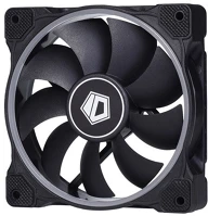 Id cooling ZF-12025-RGB Cooler 12cm -  (16,3-33,5db; max. 93,78 m3/h; 4pin, argb csatl., ház hűtésre, pwm, led) kép