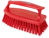 Igeax H651090RM Kefe függőleges állvány markolattal - piros - közepes sörtéjű kép