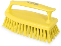 Igeax H651090YM Kefe függőleges állvány markolattal - sárga - közepes sörtéjű kép