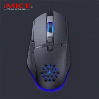 Imice T90 FEKETE T90 usb gaming egér - fekete kép