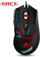 Imice X8 FEKETE X8 usb gaming egér - fekete kép