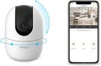 Imou IPC-A22E-L ranger 2 (2mp, 3,6mm, beltéri, h265, ir10m, d&n(icr), dwdr, sd, hangszóró kép