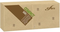 Infibra ALDI0011 Szalvéta madre terra 1 rétegű 30x30cm barna 100% eco 500 lap/csomag kép