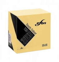 Infibra ALDI0384 Szalvéta 25x25cm krém  2 réteg 100 lap/csomag kép