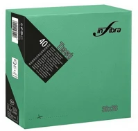 Infibra ALDI0461 Szalvéta 38x38cm sötétzöld 2 réteg 40 lap/csomag kép