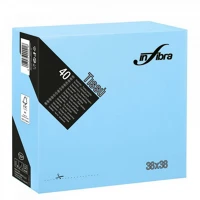 Infibra ALDI0530 Szalvéta 38x38cm világoskék 2 réteg 40 lap/csomag kép