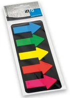 Info notes 2683-09 Jelölőcímke 25x45mm, 5x25lap, műanyag nyíl kép