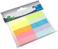 Info notes 5679-88-PK10 Jelölőcímke 15x50mm, 10x100lap, papír,  brilant mix vegyes színek kép