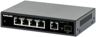 Intellinet 561822 Hálózati kapcsoló gigabit ethernet (10/100/1000) ethernet-áramellátás (poe) támogatása fekete kép
