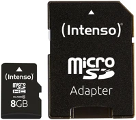 Intenso 3413460 8gb microsd class 10 adapterrel kép