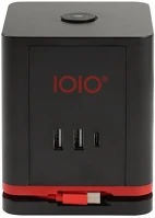 Ioio 1,5M, 2XUSB-A, 1XUSB-C FEKETE Kábel hosszabbító  3 aljzat 1,5m, 2xusb-a, 1xusb-c fekete kép