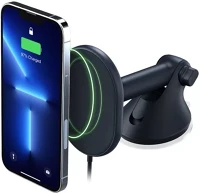 Iottie MGSFIO103 Velox magsafe autós tartó wireless töltővel, szélvédőre kép