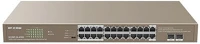 Ip-com G1126P-24-410W 24ge+2sfp ethernet unmanaged switch with 24-port poe kép