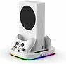 Ipega PG-XBS012S Xbs012s xbox series s asztali tartó, hűtő + 2 db akku kép