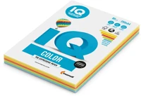 Iq H30PAPIRA4IQIO4X25 Másolópapír, színes, a4, 80g. vegyes színek  4x25ív/csomag, intenzív, 4 klf. szín kép