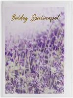 Iris 363165 Képeslap boldog születésnapot levendula 13*19 cm kép