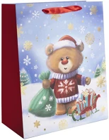 Iris 370450 Maci+ajándékok papírtasak matt 26*32 cm kép